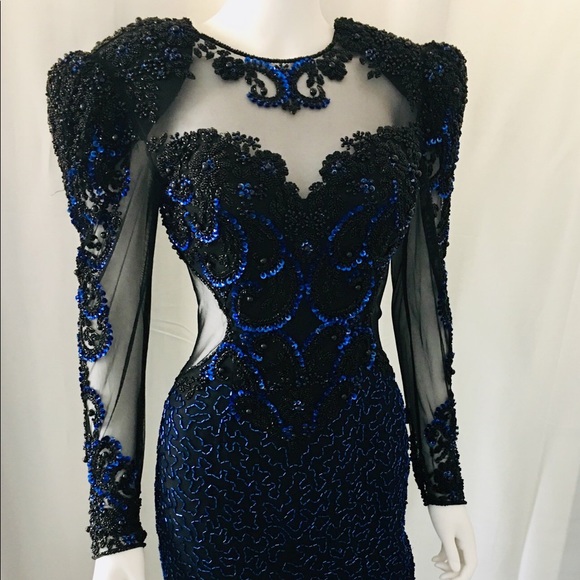 Lillie Rubin Evening Dress - Picture 1 of 9